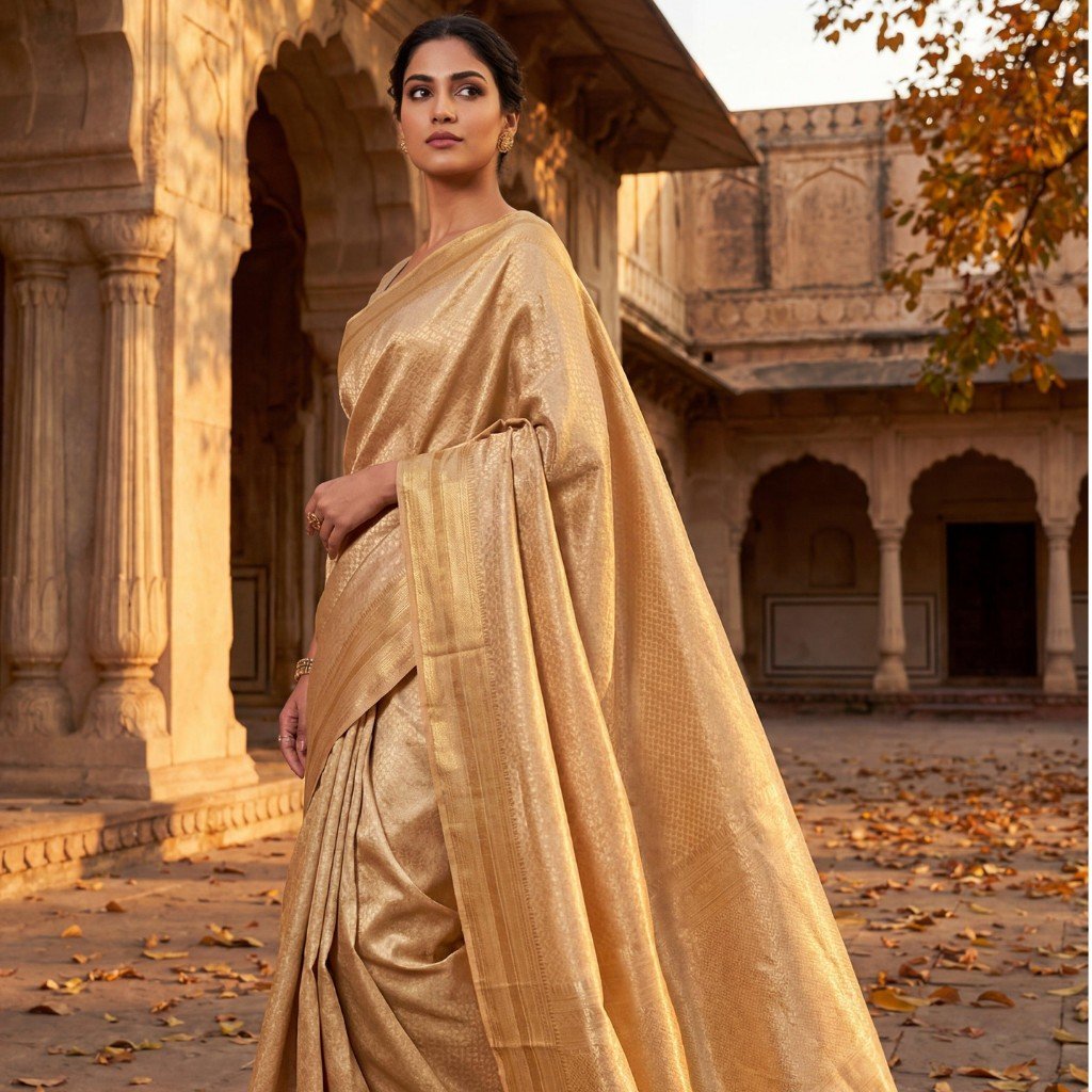 Kanchi Tissue Royal Glow Saree - Image 1